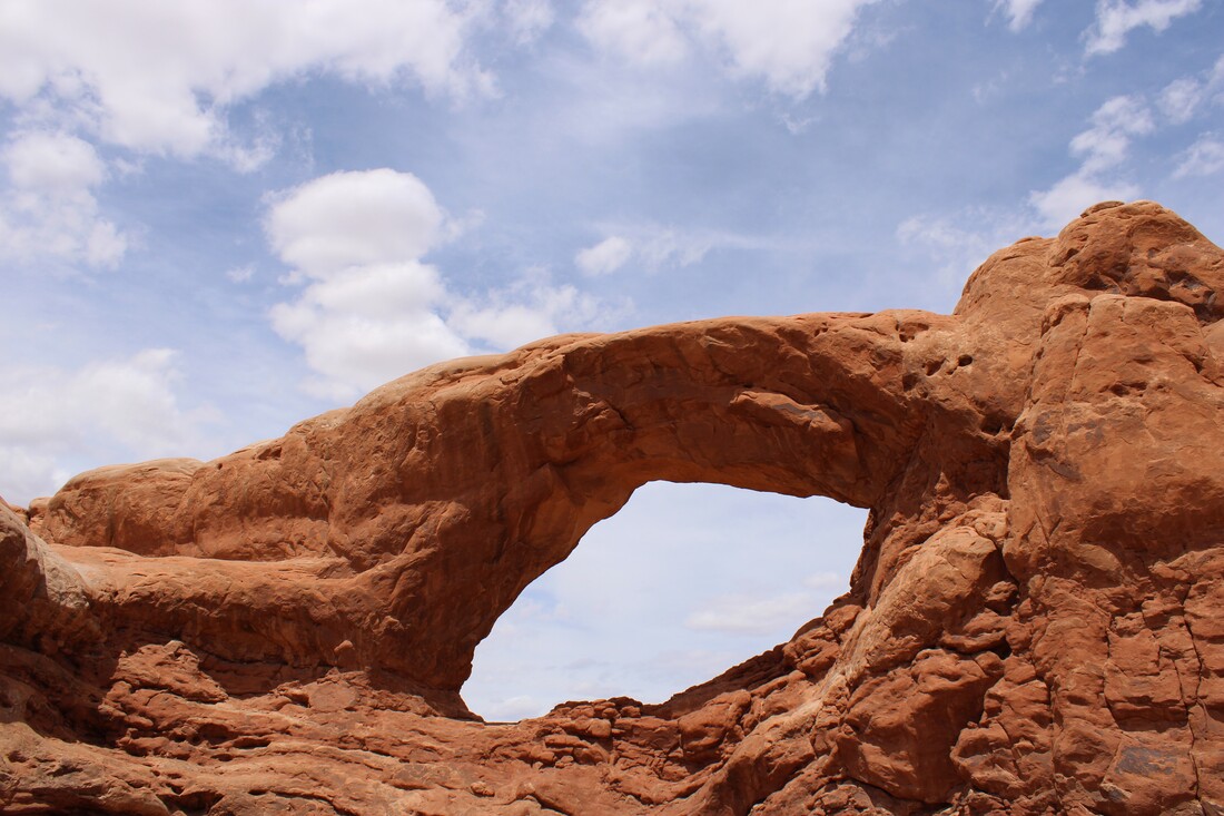 large sandstone arch