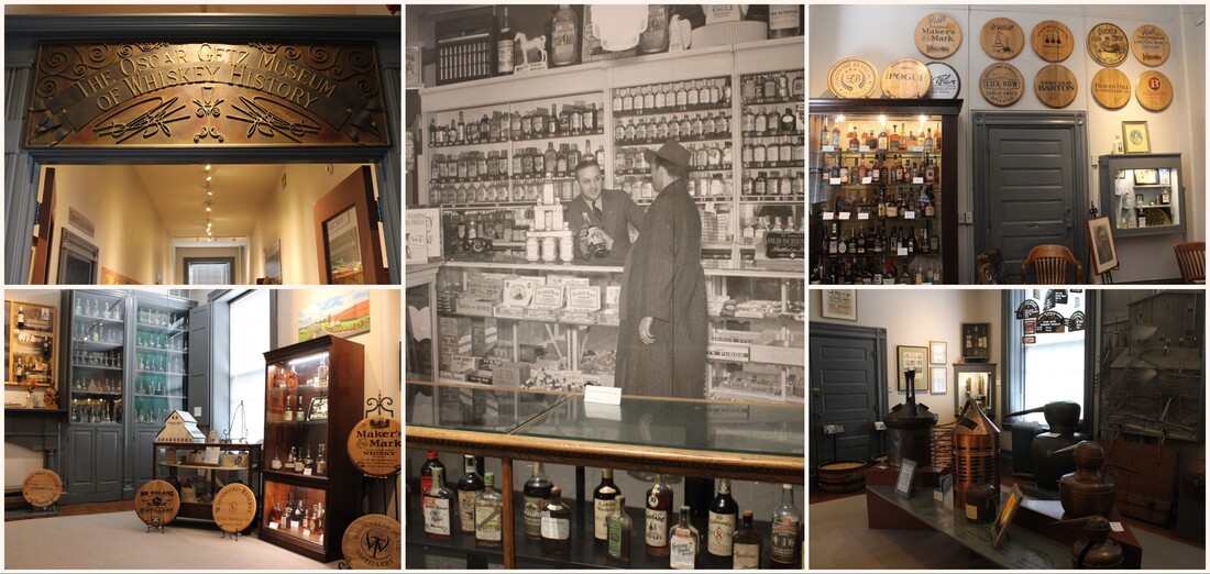 bottles in the whisky museum 