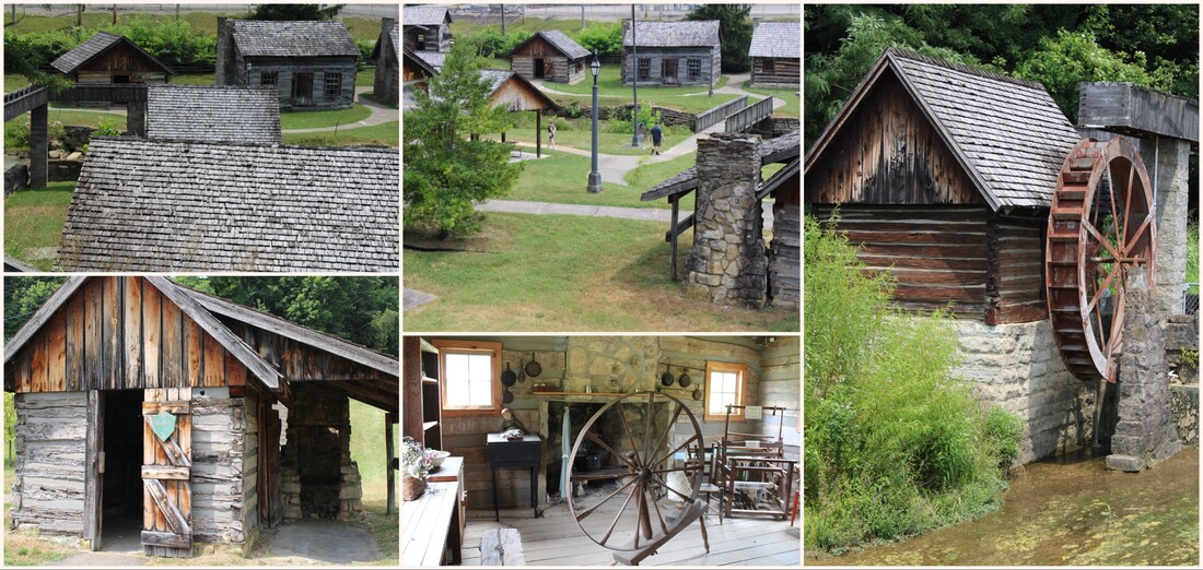 old wooden buildings