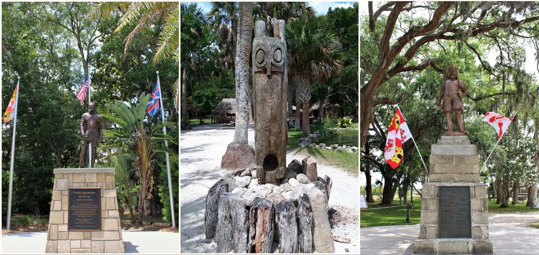 statues at the park