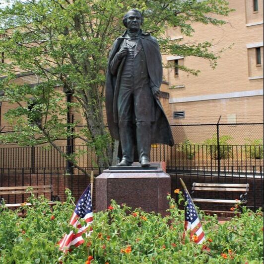 statue of Andrew Johnson