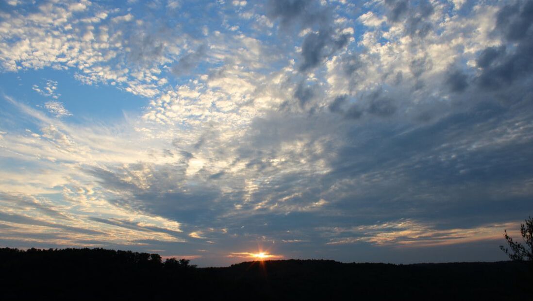 sunset over Big South Fork