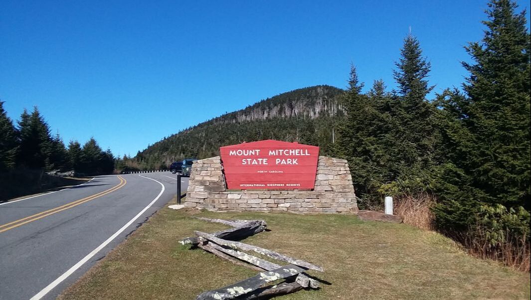 Mt. Mitchell National Park Sign