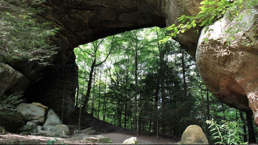 natural rock bridge