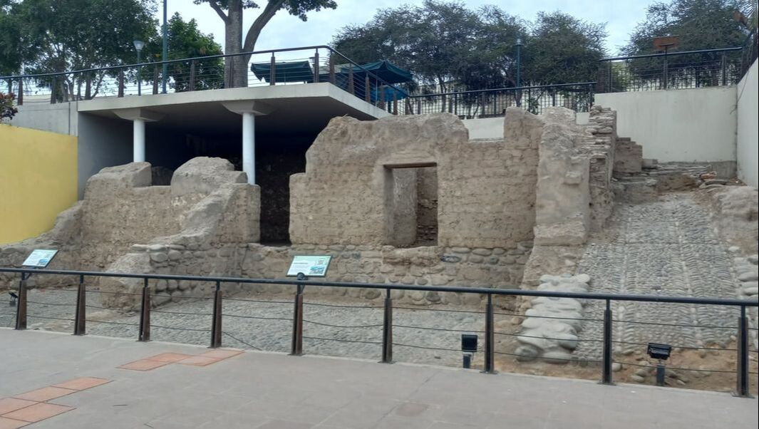 ruins of old town walls