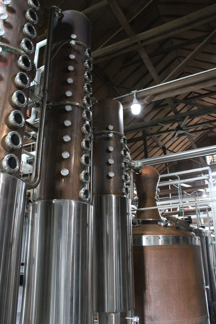 distilling equipment at Preservation 