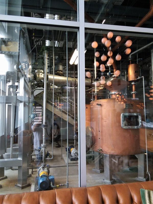 distilling equipment at Bardstown 