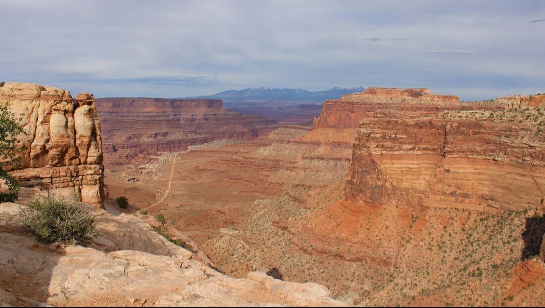 looking across the canyon