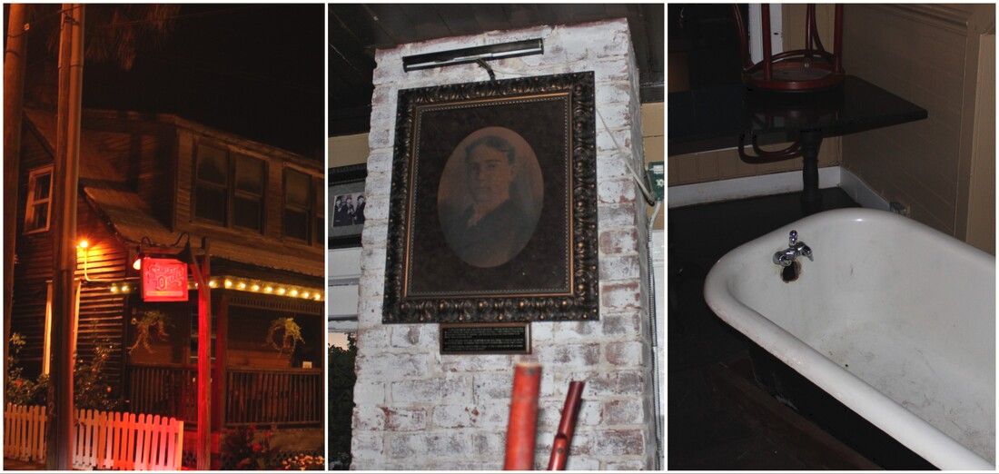 photos along the ghost tour 