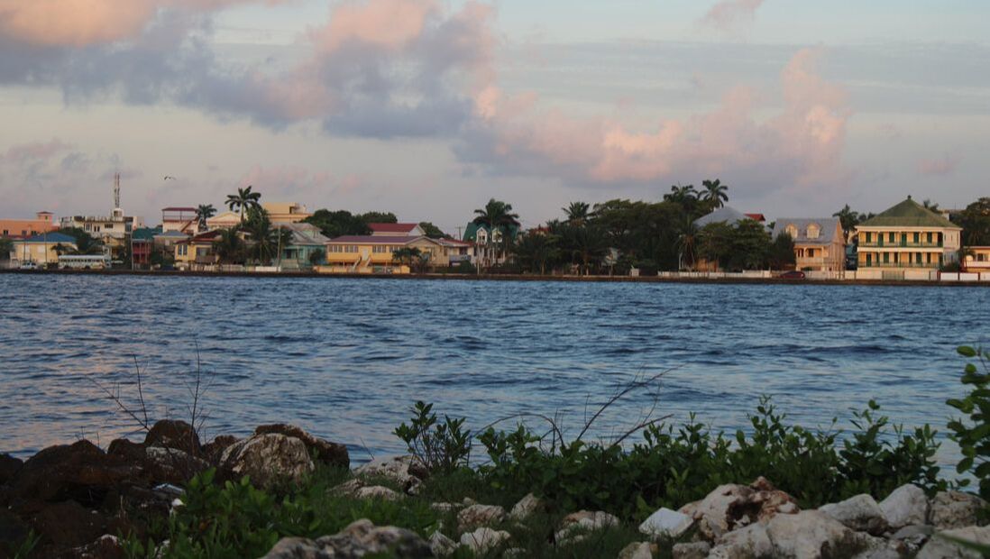 sunrise in Belize