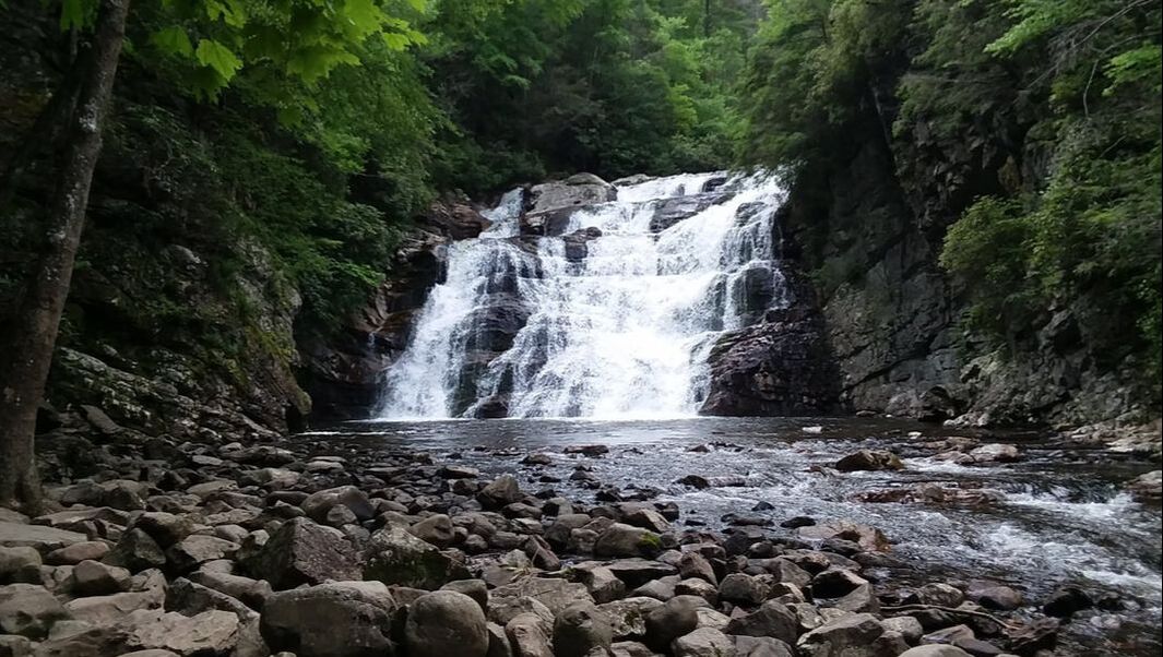 cascading waterfall