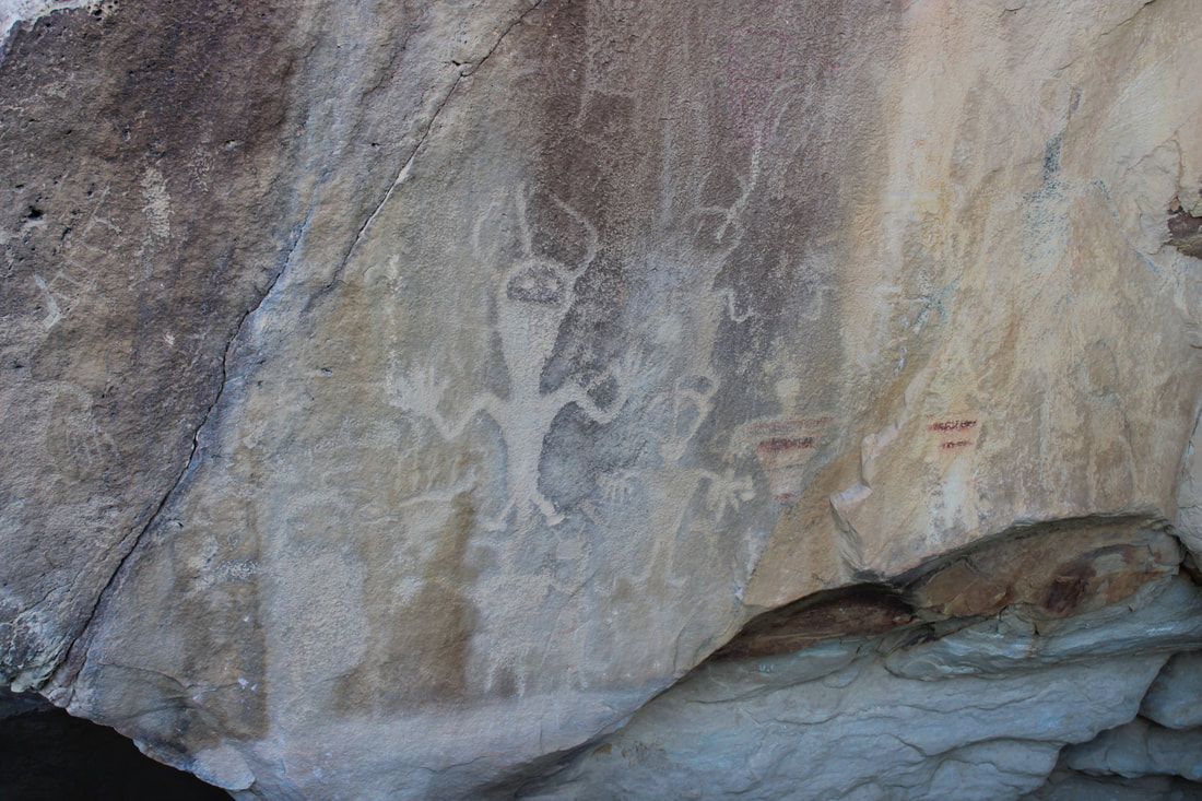 Shaman petroglyph 