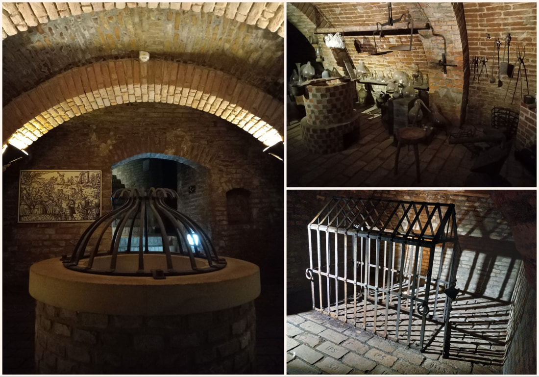 brick lined passageway underground 